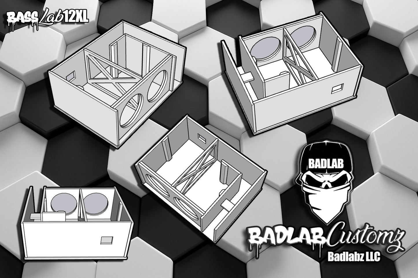 BassLab12XL Dual 12" Flat pack