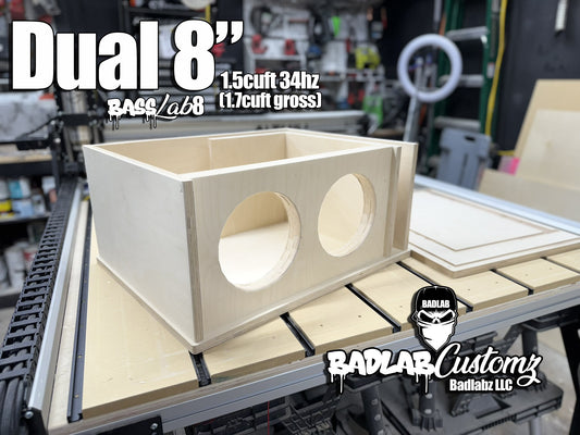 BassLab8 Dual 8" Flat pack