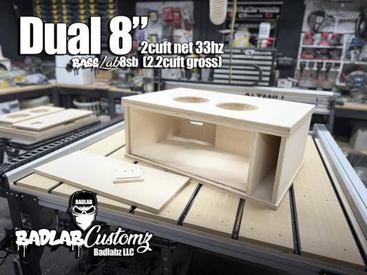 Basslab8sb Dual 8" Flat pack