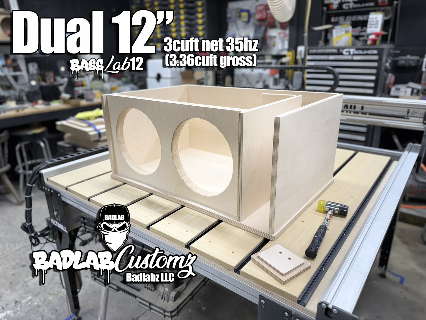 Basslab Dual 12" Flat pack