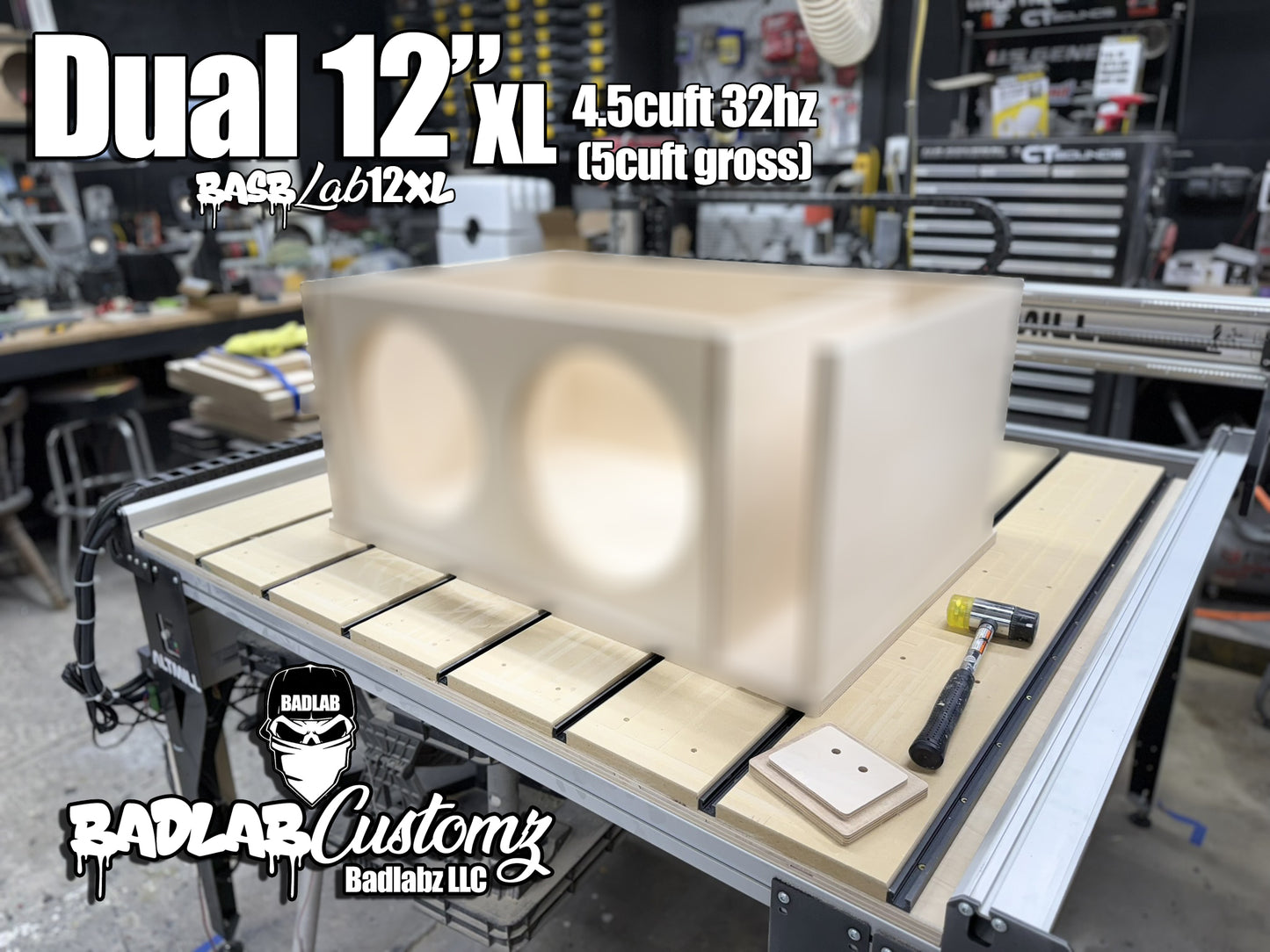 BassLab12XL Dual 12" Flat pack