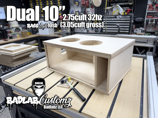 Basslab10sb Dual 10" Flat pack