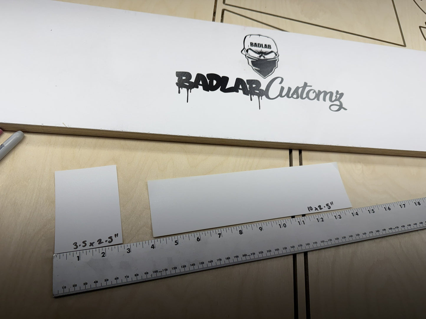BADLAB Customz Vinyl pack (BLACK)