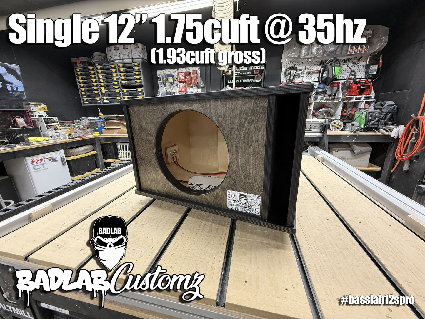 Single 12" 1.75cuft ProFab