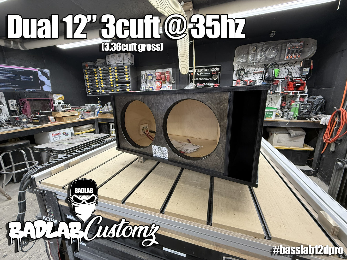 Dual 12" 3cuft ProFab