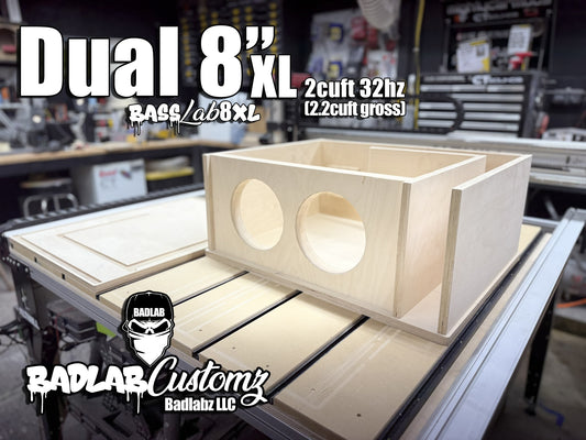 BassLab8XL Dual 8" Flat pack