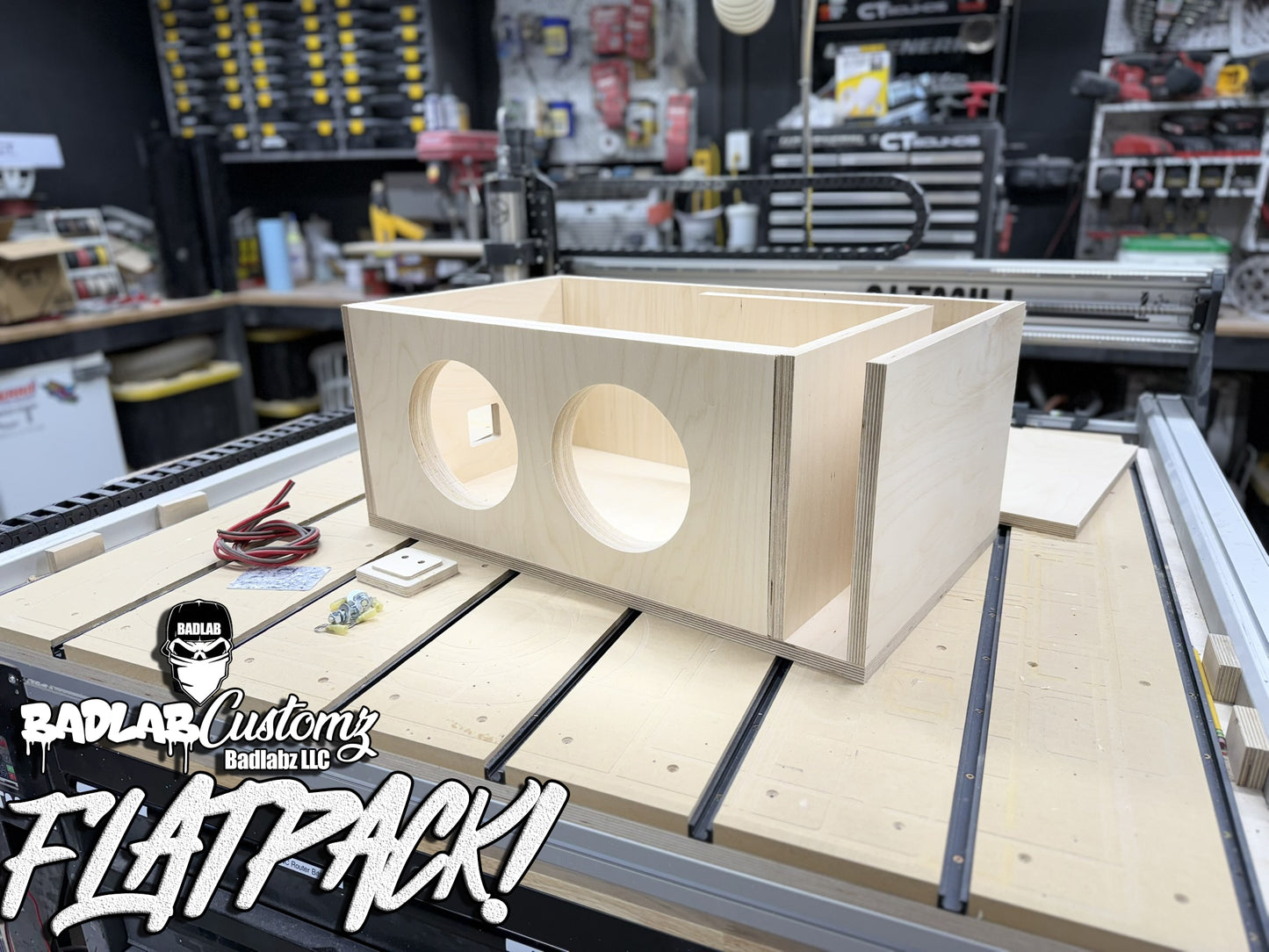 Dual 8" Flat Pack 1.8cuft/35hz