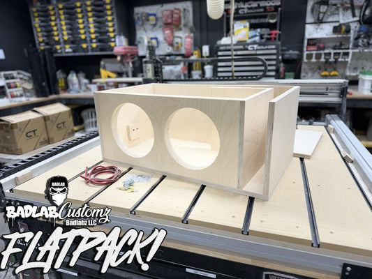 Dual 10" Flat Pack 2.1cuft/34hz