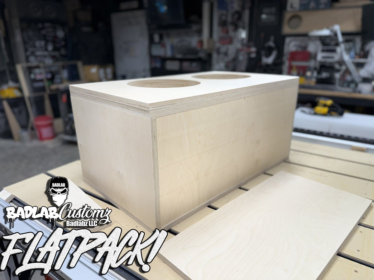 Dual 12" Sub up port back 3cuft/35hz
