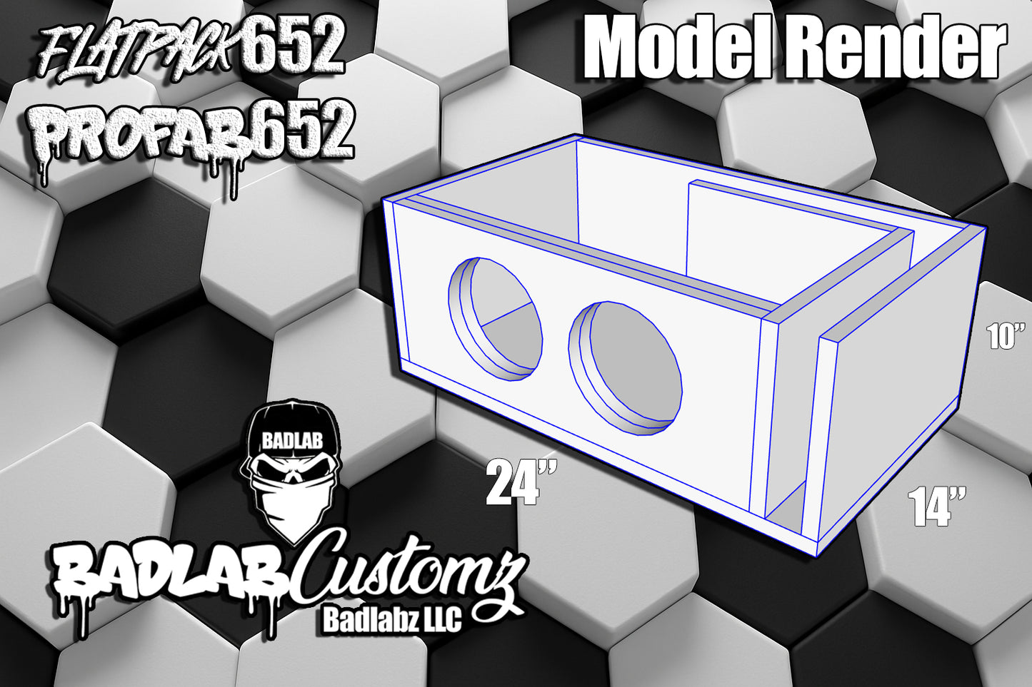 Dual 6.5" Profab 1cuft/36hz