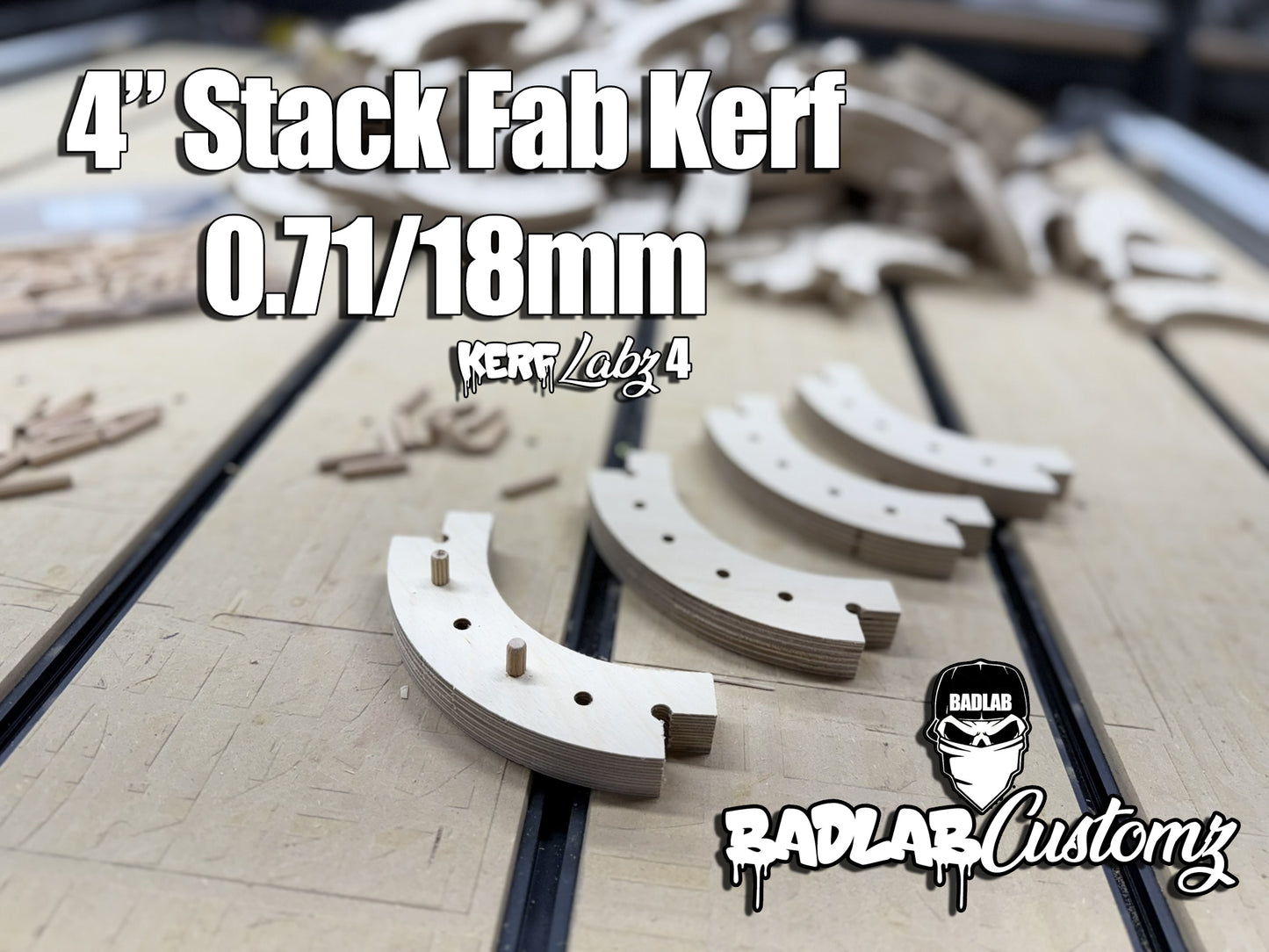 4" Kerfs (5 count)
