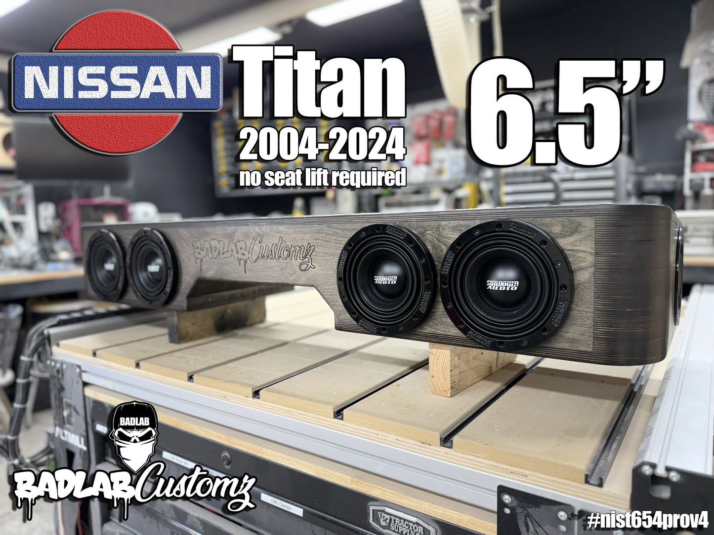 Nissan Titan 6.5" Sub box