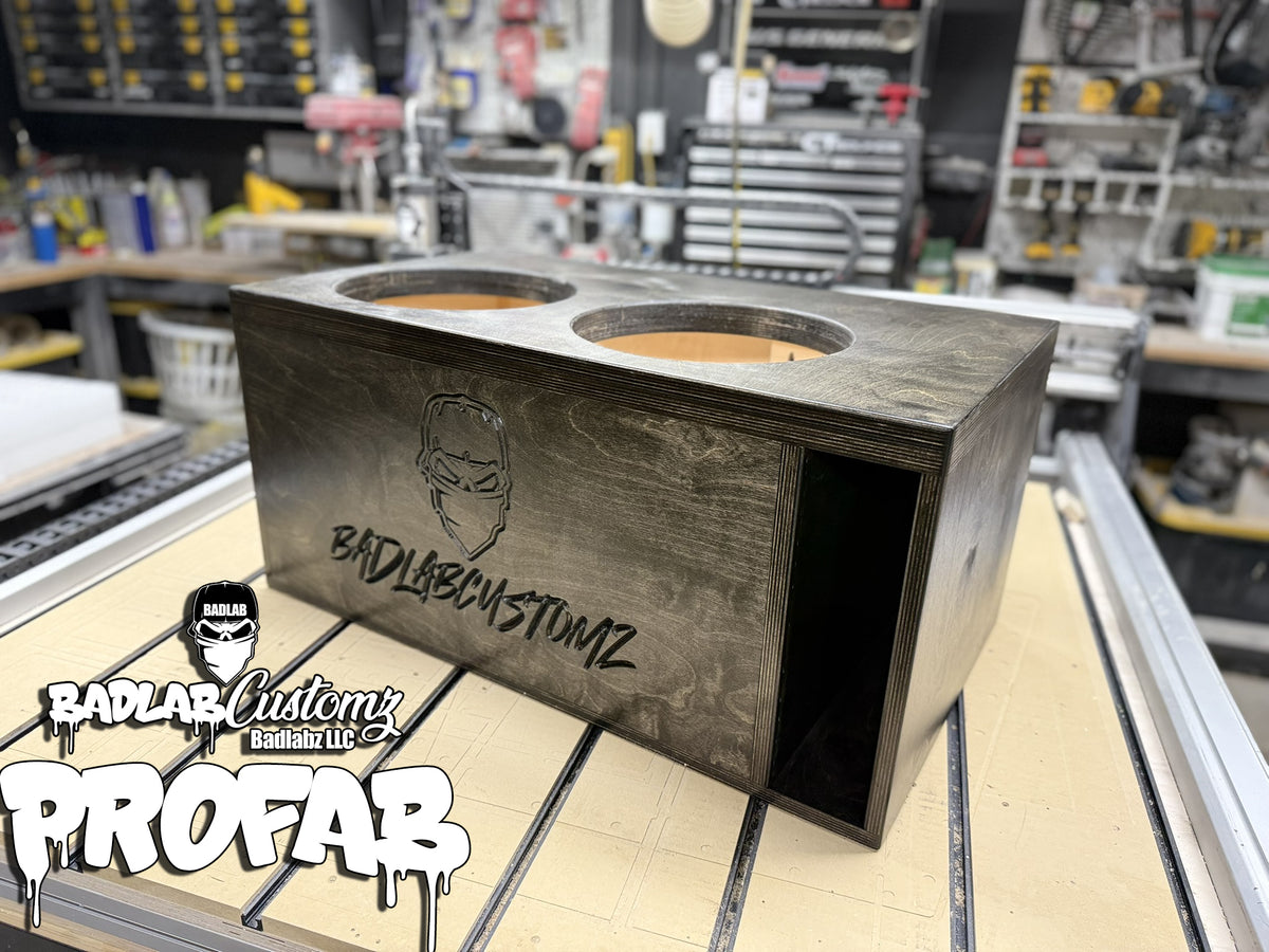 Dual 12" Profab Sub up port back 3cuft/35hz