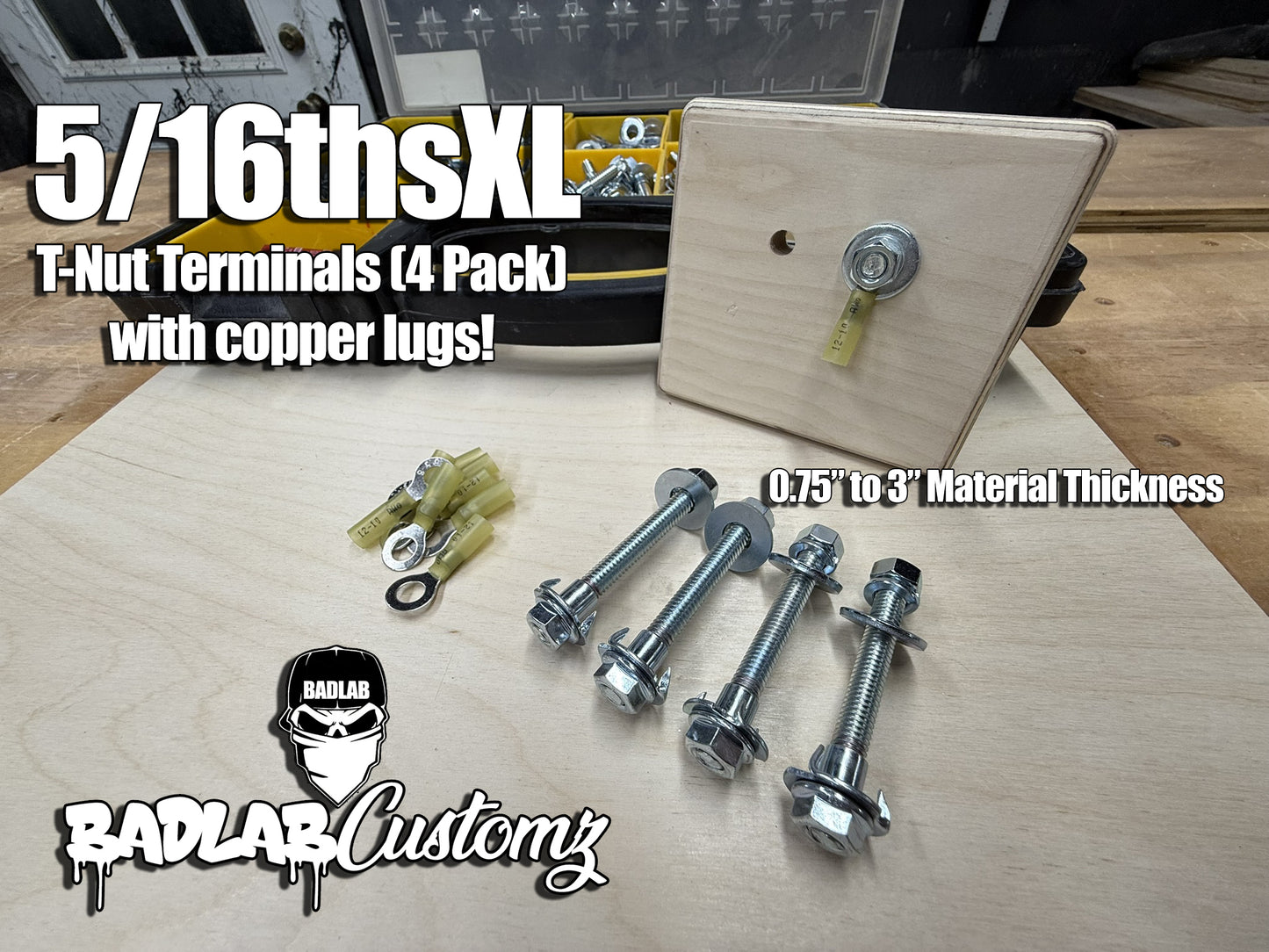 5/16thsXL T-Nut Terminals