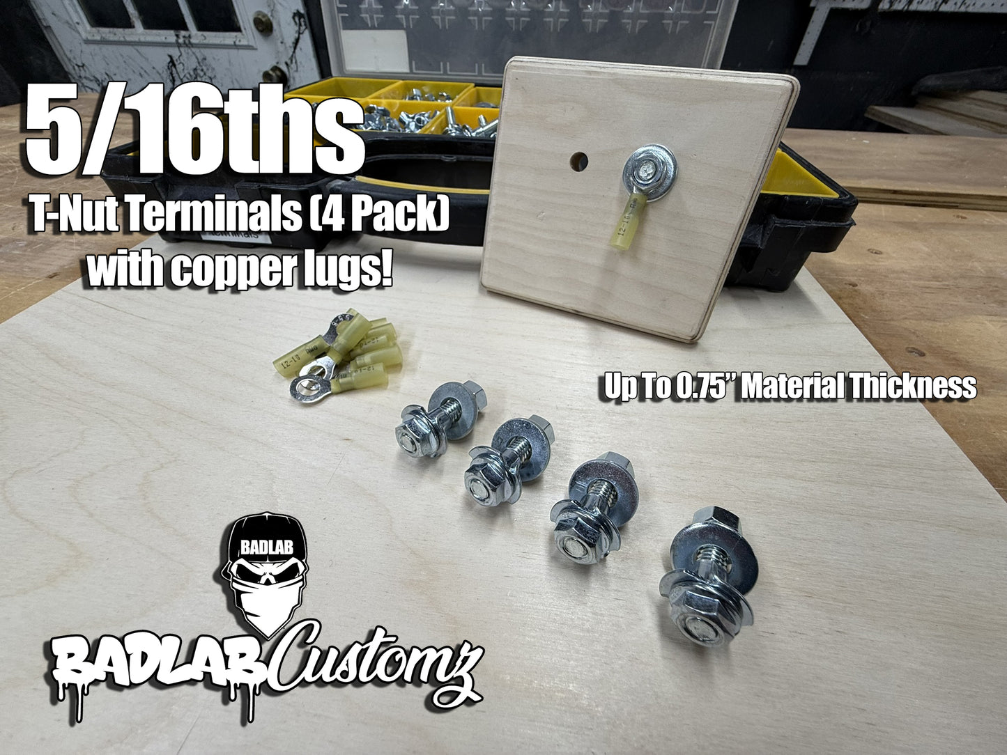 5/16ths T-Nut Terminals